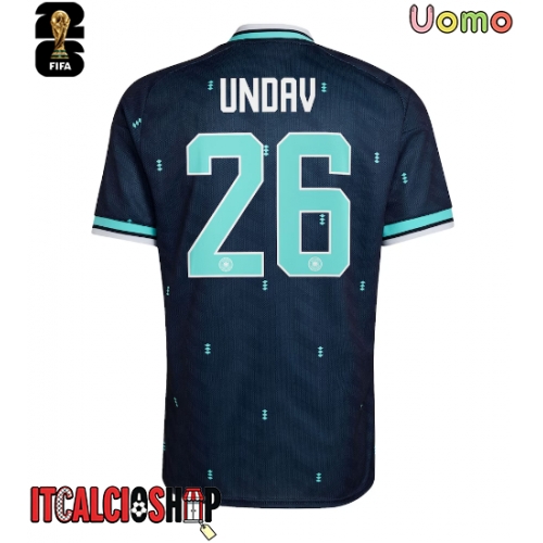 Germania Deniz Undav #26 Seconda Maglia Mondiali 2026 Manica Corta